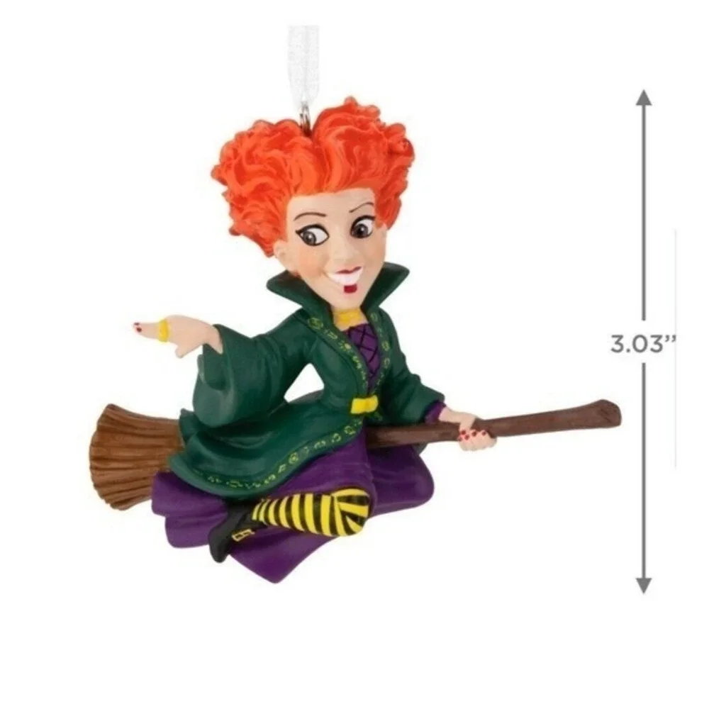 NWT 2024 Hallmark Disney Hocus Pocus Winifred Sanderson Christmas Ornament